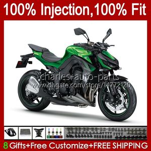 Carene per stampi ad iniezione per KAWASAKI NINJA Z-1000 Z 1000 R 2010-2013 Anni Bodys 15No.7 Z-1000R Z1000 10 11 12 13 Z1000R 2010 2011 2012 2013 OEM Carrozzeria metallo verde