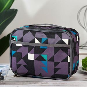 Storage Bags Lunch Box Insulated Bag Tough Spacious Adult Lunchbox To Seize Your Day Functional Pattern Cooler Portable