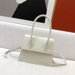 Designer senhoras bolsa de couro mão colher de cor sólida de cor sólida com compartimento interno moda senhoras por alta qualidade