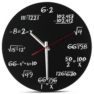 Duvar Saatleri Matematik Saati - Basit bir denklemle işaretlenmiş her saat benzersiz