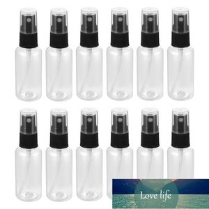 12 st Portable Travel Bottles Töm Clear Fine Mist Spray Bottles 30ml Flytande Dispensering Sprayflaska (Slumpmässig färg Spray Cap) Fabrikspris Expert Design Kvalitet