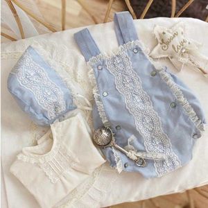 Cekcya Baby Girl Boutique Romper born Gifts Infant Birthday Baptismal Clothing Customize Toddler Girls Christening Jumpsuit 210615