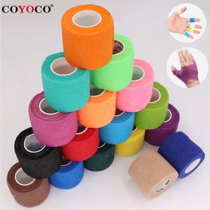 Colorful Sport Self Adhesive Elastic Bandage COYOCO Wrap Tape 4.5m Elastoplast For Knee Support Pads Finger Ankle Palm Shoulder