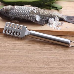 Commercio all'ingrosso di spazzole per coltelli squamose per raschiare pesci multifunzione in acciaio inossidabile creativo