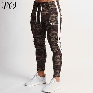 Calças masculinas outono casual streetwear moda roupas ginásio de secagem rápida musculoso exercício camuflagem sweatpants1