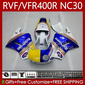 Honda Rvf vfr 400 rvf400 r 400rr vfr 400r vfr400r 89 90 91 nc30 v4 vfr400 r 89-93 rvf400r vfr400rr 1989 1990 1991 92 93 페어링 Rothmans Blue