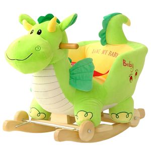 Bebê balanço de pelúcia cavalo brinquedo cadeira balanço bebê assento ao ar livre criança passeio no brinquedo balanço