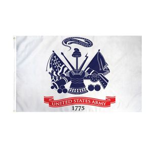 ABD Ordu Askeri Bayrak 3x5ft Özel Toptan Çift Dikiş 100D Polyester Festivali Hediye Kapalı Açık Baskılı