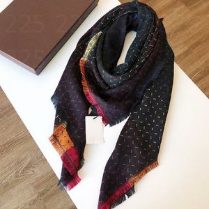 2022 Scarf For Men and Women Oversized Classic Check Shawls Scarves Designer luxury Gold silver thread plaid Shawl size CM