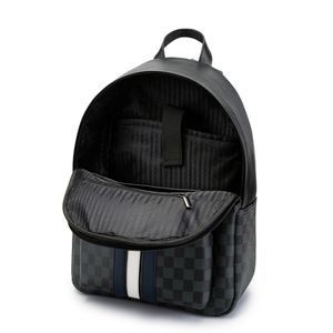 Designer ryggsäck lyxväska dubbel axel remmar ryggsäckar kvinnor plånbok riktiga läderväskor lady pläd pursar duffle bagage av fenhongbag