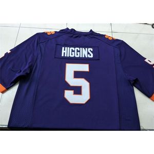 Goodjob Männer Jugend Frauen Clemson Tigers #5 Tee Higgins Fußballtrikot Größe S-5XL oder individuelles Trikot mit beliebigem Namen oder Nummer