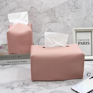 Wholesale car carrying for sale - Group buy Tissue Boxes Napkins PU Leather Pumping Box Home Bathroom Desktop Napkin Papers Bag Holder For Toilet Car Carrying Storage