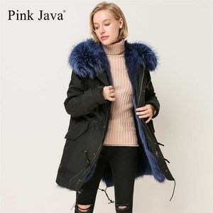 1879 pink java exclusive material fur lined wterproof parka 211129