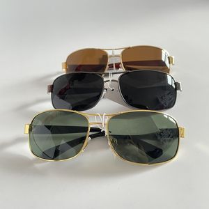 Дизайнерские солнцезащитные очки для мужчин Женские стеклянные линзы Солнцезащитные очки УФ-защита Водительские очки Вождение очков очки