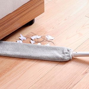 3in1 Köşe Temizleme Aracı Nook Duster Uzun Kolu Toz Temizleyici Kat Fırçası Kolay temizlemek için Kolay Sweeper Araba Yıkama Paspas Süpürge Mikrofiber 210317