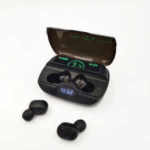 G6 Bluetooth 5.0 LED Dijital Ekran Bluetooth Kulaklık Şarj Bölmesi Kablosuz Bluetooth Kulaklık Ile