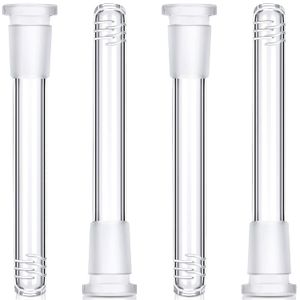 Glass Bong Downstem Diffuser 18mm to 14mm Male High Quality Stem Pipes Clear Adapter Tube For Smoking Water Pipe Bongs Bowl