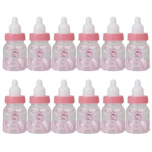 2021 Girl Boy Baby Shower Decorations Chocolate Candy Bottle Baptism Favors Christmas Halloween Party Gifts Box Plastic Case