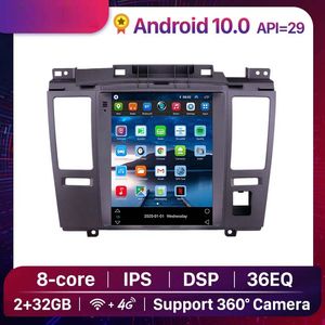 9,7 tum Android 10.0 API 29 2 + 32G Bil DVD-radiosspelare för Nissan Tiida C11 2004-2013 Navigering GPS Multimedia Video DSP