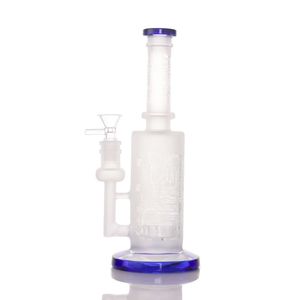 Mattierte Rasta-Glas-Wasserpfeife zum Rauchen von Wasserpfeifen, 8,5-Zoll-Heady-Dab-Rig-Mini-Öl mit großen Smokings