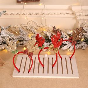 Noel Bantlar Noel Baba Ağacı Elk Boynuzları Kafa Süsler Noel Süslemeleri Parti Cosplay Şapkalar W-01136
