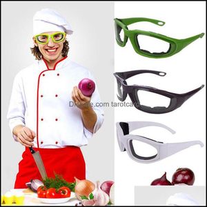 Ferramentas vegetais de frutas Cozinha cozinha, Bar de jantar Casa Jardim Cebola Óculos Óculos Lágrima Cortando Chop Chop Minicing Acessórios Eye Protective G