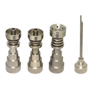 TitaniumTech 6-in-1 Nail: Universal, Adjustable, Male/Female Joint, 10&14&18mm, Carb Cap, Glass Pipe Bong Compatible
