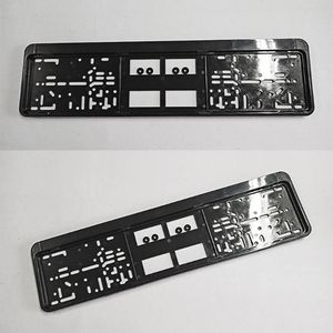 1 pcs Stainless Steel Car License Plate Frame Number Plate Holder With 8 Security Pins European German Russian 8K Premium306j