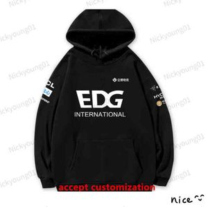 S11 Alliance Game EDG Team Finals Jiejie The Same Style Clothing Hooded Men Coats