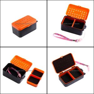 Sports & Outdoors 2 Sizes Compartments Fishing Baits Earthworm Worm Lure Tackle Box Storage Case Ship Aessories Drop Delivery 2021 Ekjqp
