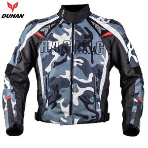 Abbigliamento da moto 1 pz DUHAN Panno Oxford da uomo Motocross Off-Road Racing Jacket Guardie Abbigliamento con 5 pezzi Pastiglie