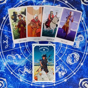 White Numen: A Sacred Animal Tarot Cards Divination Deck Entertainment Party Board Game Support Drop Shipping 80 Pcs Box