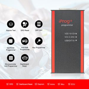 IPROG + IPROG PRO V87 ECU 프로그래머 지원 키 프로그래머, 에어백 재설정 도구 2019 년까지