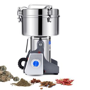 High Speed Spices Cereals Crusher Coffee Dry Food Grinder Mill Grinding Machine Grains Herbal Powder Miller 2500g