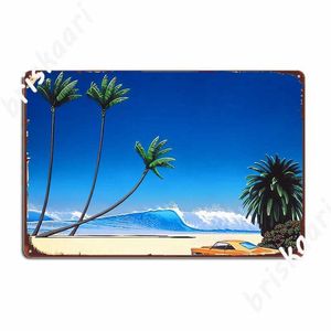 Hiroshi Nagai Art Print Plakat Vaporwave Metal Signs Club Pub Garaż Dekoracja Wall Decor End Decor Plakaty Q0723