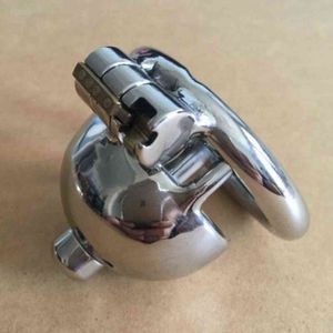 NXYCockrings Male Stainless Steel Chastity Lock Alternative FunToys CB6000S Drop shipping 1124