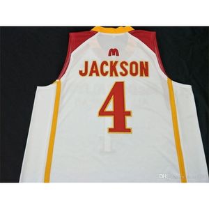 21SS McDonald's All American # 4 Jackson College Basketball Jersey eller Anpassning något namn eller nummer Jersey