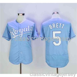 Haft George Brett, amerykańska baseballowa słynna koszulka Jersey Mężczyźni Kobiety Jersey Baseball Size XS-6xl