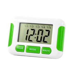 Timers Magnet Alarm Clock Electron Digit 5 ​​Grupos Bell Noisy 12/24 horas Countdown Estudo Tabela de chuveiro Table Wall Desktop Timer de hora da cozinha