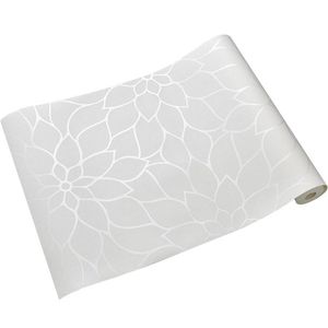 Tapety 53 * 100 cm europejski styl włókniny tapety klasyczny papier ścienny rolka biała różowa wallcovering luksusowy kwiatowy