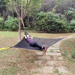 Wholesale exploration equipment for sale - Group buy Tents And Shelters Outdoor Portable Triangular Mesh Hanging Bed For Camping Travel Field Exploration Multi Person Erial Equipment Accs
