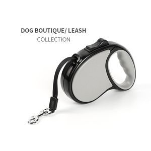 Dog Collar Leash Shrection Rope Automatisk utdragbar Leash Portable Chest Back Pet Tillbehör