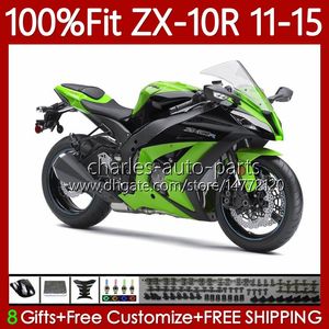 Kawasaki Ninja ZX-10R ZX 10 R 1000 CC ZX10R 11 12 13 14 15 101NO.83 ZX 10R 1000CC 녹색 블랙 ZX-1000 2011 2012 2013 2014 2015 ZX1000 C 11-5 OEM 바디