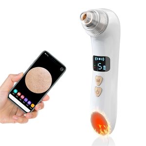 Visível wi fi sem fio removedor de cravo poros limpador elétrico câmera vácuo monitor acne espinha cabeça preta massagem 26