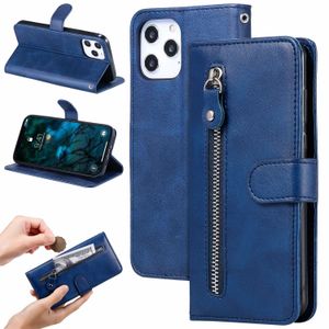 Business Zipper Läder Plånbok Väska till iPhone 13 2021 12 Mini 11 Pro XR XS Max X 8 7 6 Plus Mynt ID Kontant Slothållare Magnetisk Telefon Flip