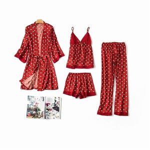 Kobiety Piżamy Zestawy Custom Made Summer Rest Suit Nightgown Women's Home Clothing Seksowny Nocleg 211202