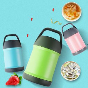 Portable Lunch Boxes Vacuum Stainless Steel Braised Cup Stew Pot Suitable for Outdoor Travel Camping JJB10118