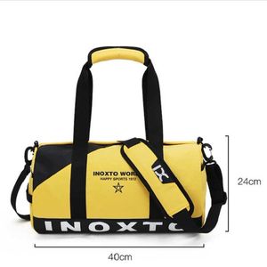20L Donne portatili Uomini Impermeabile Gym Gym BagsFitness Formazione Yoga Sports Bag Sacchetto casual Shouler Pack Borse da viaggio 7 colori Y0721