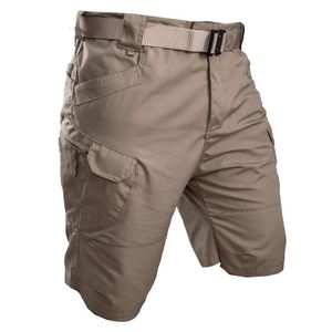 Militär taktiska shorts män Camouflage Swat Kort byxor Mens Multi-Pocket Casual Cargo Man Kläder Camo Arméträning 210713