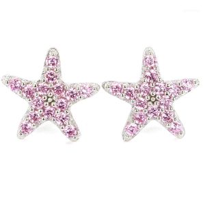 15x15mm Jazaz Star Shape 2.4g Golden Citrine Pink Kunzite Amethyst For Women Gift 925 Sterling Silver Stud Earrings